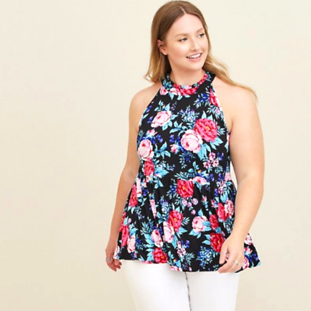 NWT Torrid Floral Halter top
